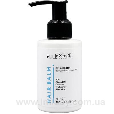 Бальзам для пошкодженого волосся Full Force ph restore damaged & colored hair 100 мл